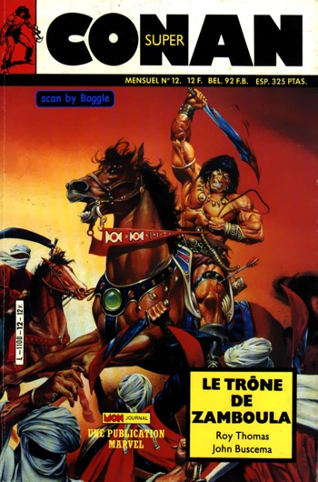 Aventure et Voyages - Super Conan 12 - Le trne de Zamboula