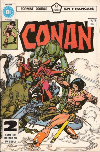 Editions Hritage - Conan le barbare 115 - 116