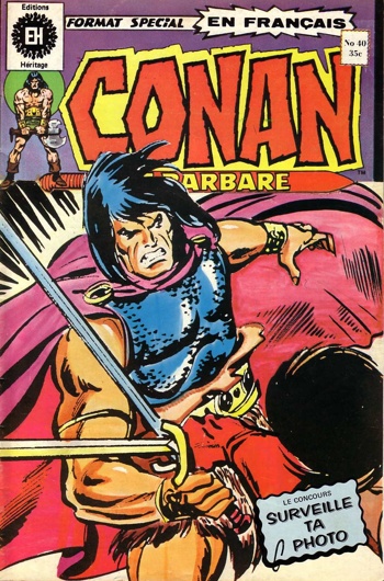 Editions Hritage - Conan le barbare 40