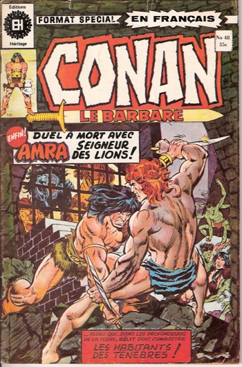 Editions Hritage - Duel  mort avec Amra seigneur des lions!